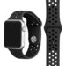 Curea iUni compatibila cu Apple Watch 1/2/3/4/5/6/7, 40mm, Silicon Sport, Black